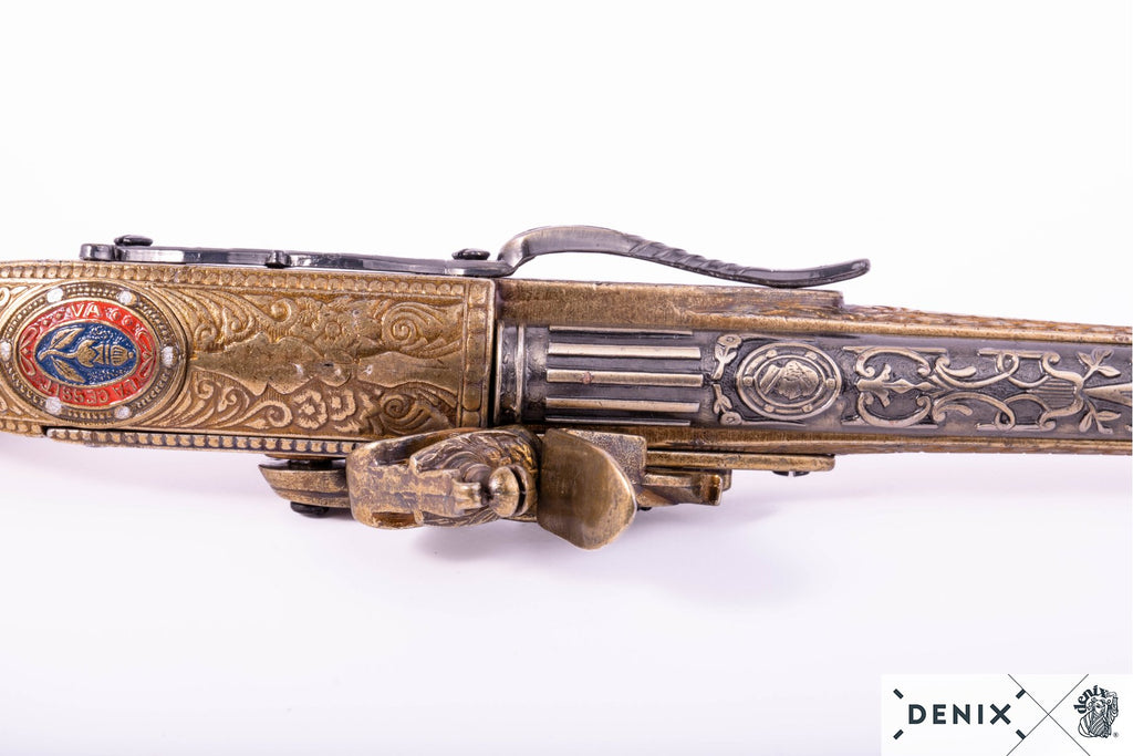 Denix Flintlock Pistol Replika, Scotland 1760