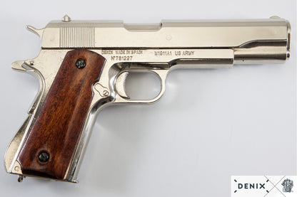 Denix Automatic .45 pistol M1911A1 Replica Pistol, USA 1911 (WWI & II) (Magazine Fixed)