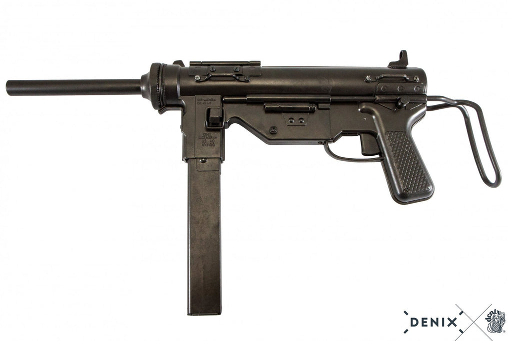 Denix M3 Hafif Makinalı Tüfek Replikası-Grease Gun ABD 1942-İkinci Dünya Savaşı