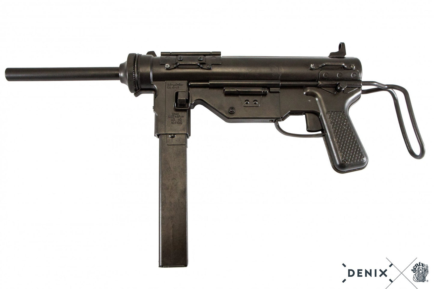 Denix M3 Light Machine Gun Replica - Grease Gun USA 1942 - World War II