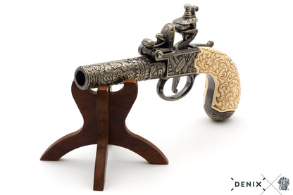 Denix Flintlock pocket pistol Replica, London 1795