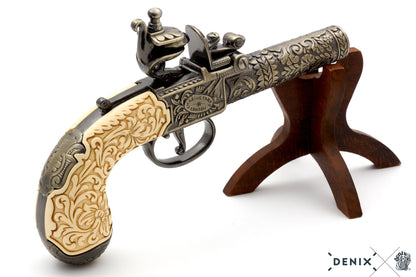 Denix Flintlock pocket pistol Replica, London 1795