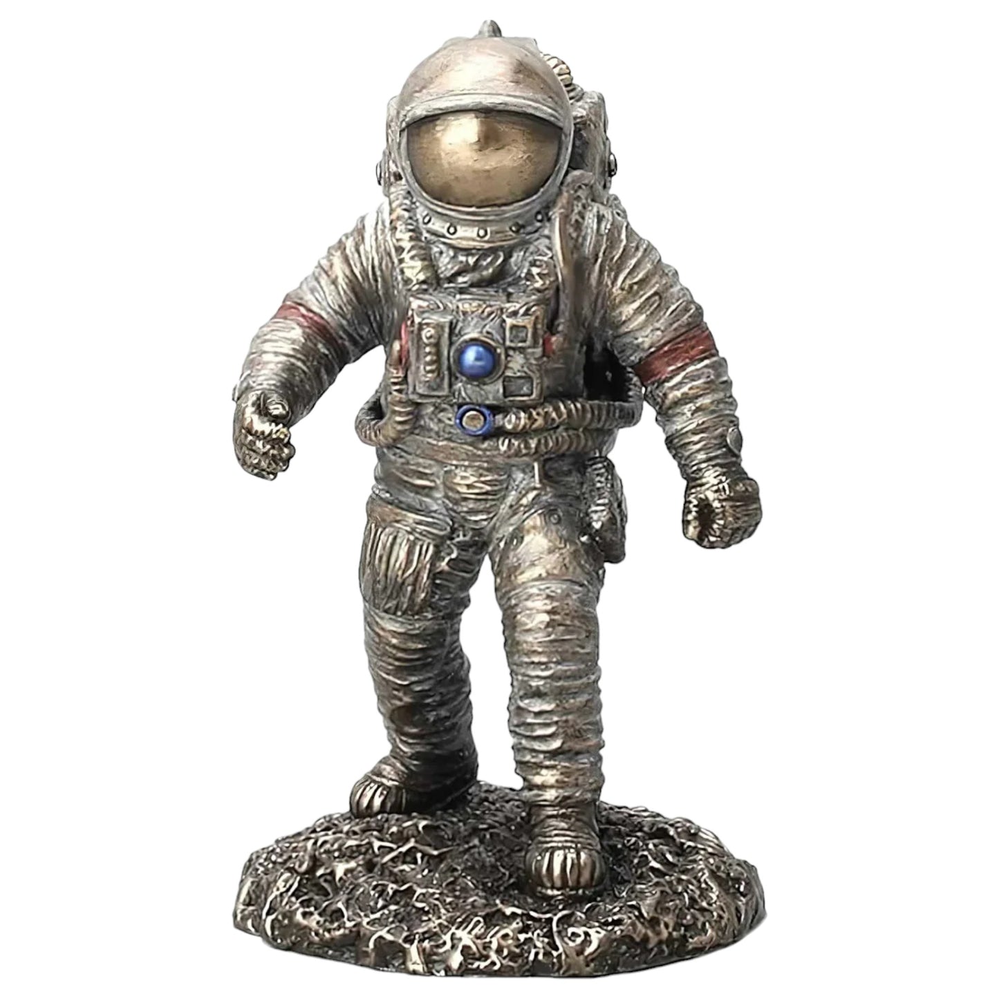 Astronot Dekoratif Biblo Cold Cast Resin El Boyaması 12 cm