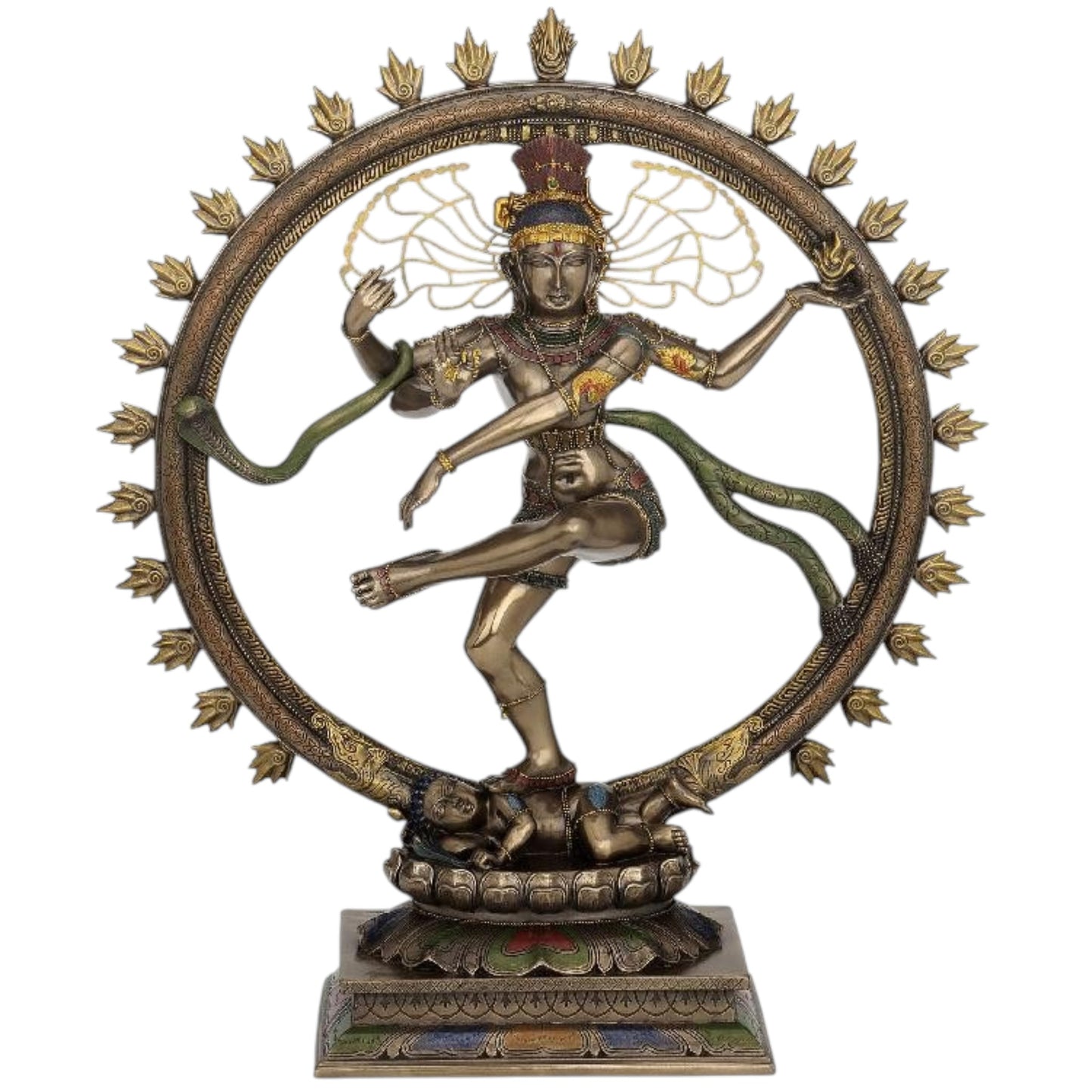 Shiva (Nataraja) Dekoratif Heykel | Hindu Tanrısı Shiva Sanatsal Figürü 67 cm