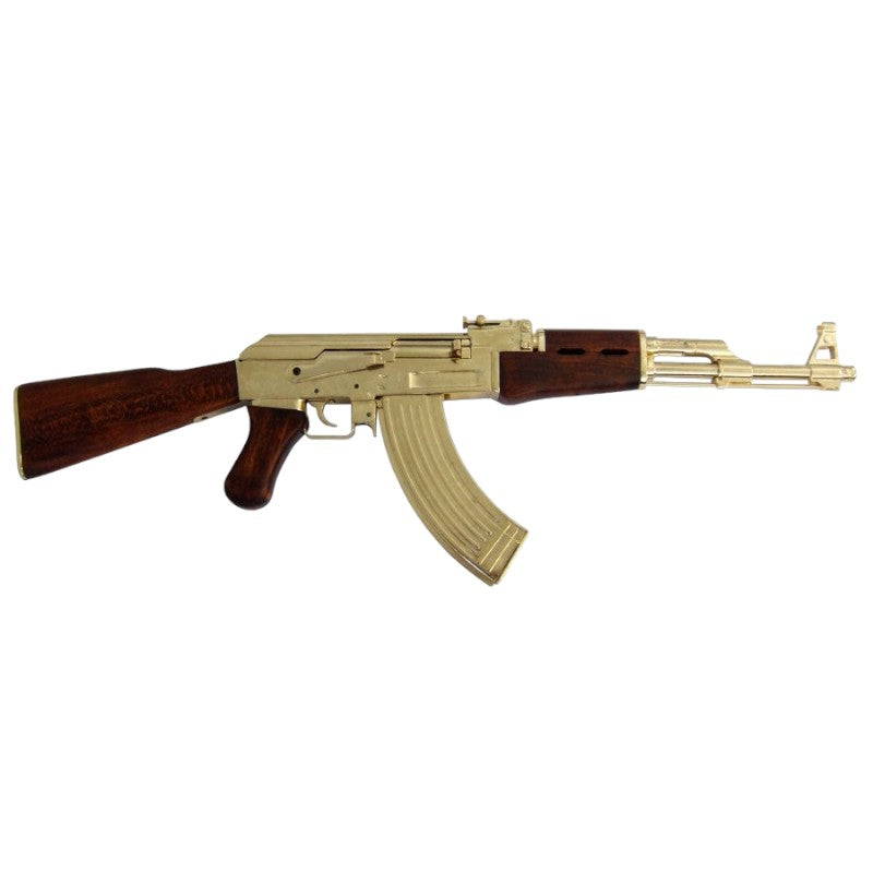 Denix Kalashnikov AK47 Rifle Gold-Russia 1947 Model Replica