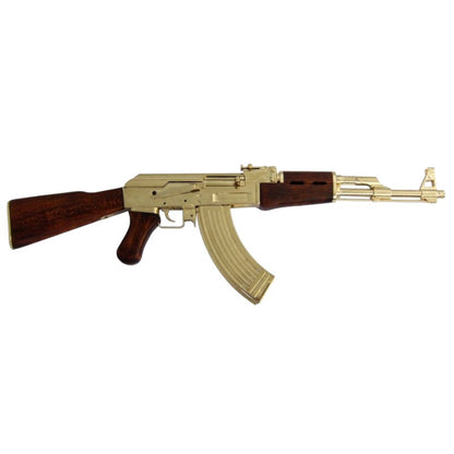 Denix Kalashnikov AK47 Rifle Gold-Russia 1947 Model Replica
