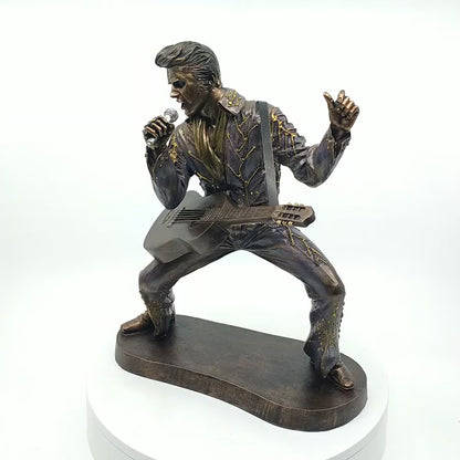 Elvis Presley Dekoratif Heykel | Rock'n Roll Koleksiyon Figürü 26 cm