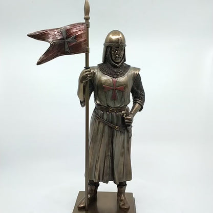 Veronese Design Haçlı Şövalye Dekoratif Heykel 30,5 cm