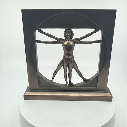 Veronese Design Vitruvius Adamı Dekoratif Heykel 22 cm