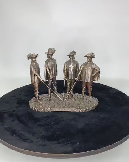 Veronese Design Üç Silahşörler Dekoratif Heykel 15 cm