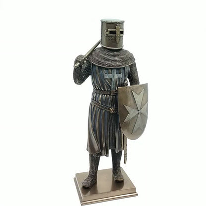 Veronese Design Baltalı Şövalye Dekoratif Heykel 31,5 cm