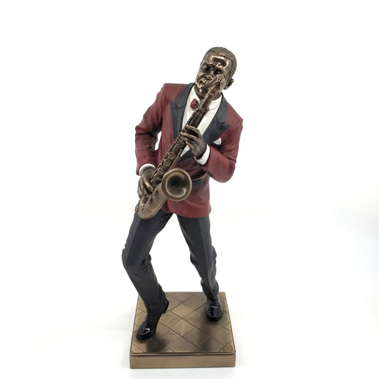 Veronese Design Saxophone Player Decorative Figurine 29 cm