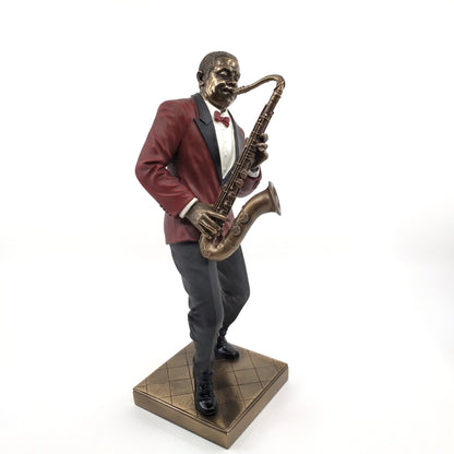 Veronese Design Saxophone Player Decorative Figurine 29 cm