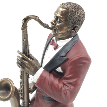 Veronese Design Saxophone Player Decorative Figurine 29 cm