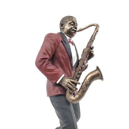Veronese Design Saxophone Player Decorative Figurine 29 cm