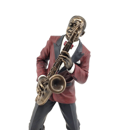 Veronese Design Saxophone Player Decorative Figurine 29 cm
