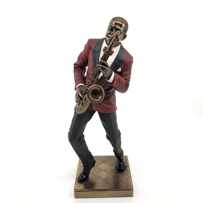 Veronese Design Saxophone Player Decorative Figurine 29 cm