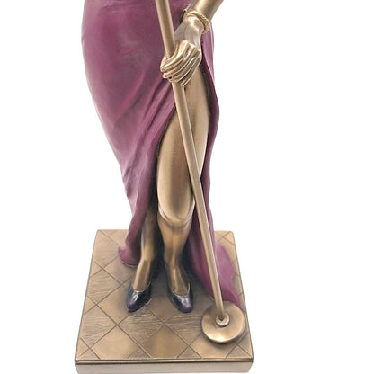 Veronese Design Female Jazz Singer Decorative Figurine 31 cm