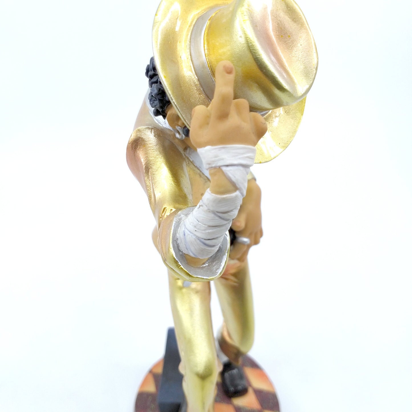 Michael Jackson Parlak Gold Dekoratif Biblo Cold Cast Resin 21 cm