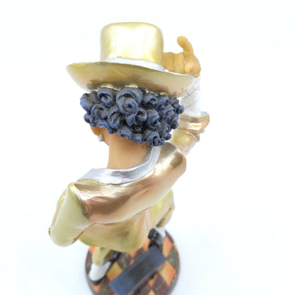 Michael Jackson Parlak Gold Dekoratif Biblo Cold Cast Resin 21 cm