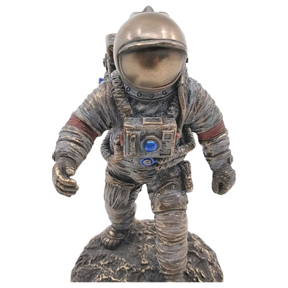 Astronot Dekoratif Biblo Cold Cast Resin El Boyaması 12 cm