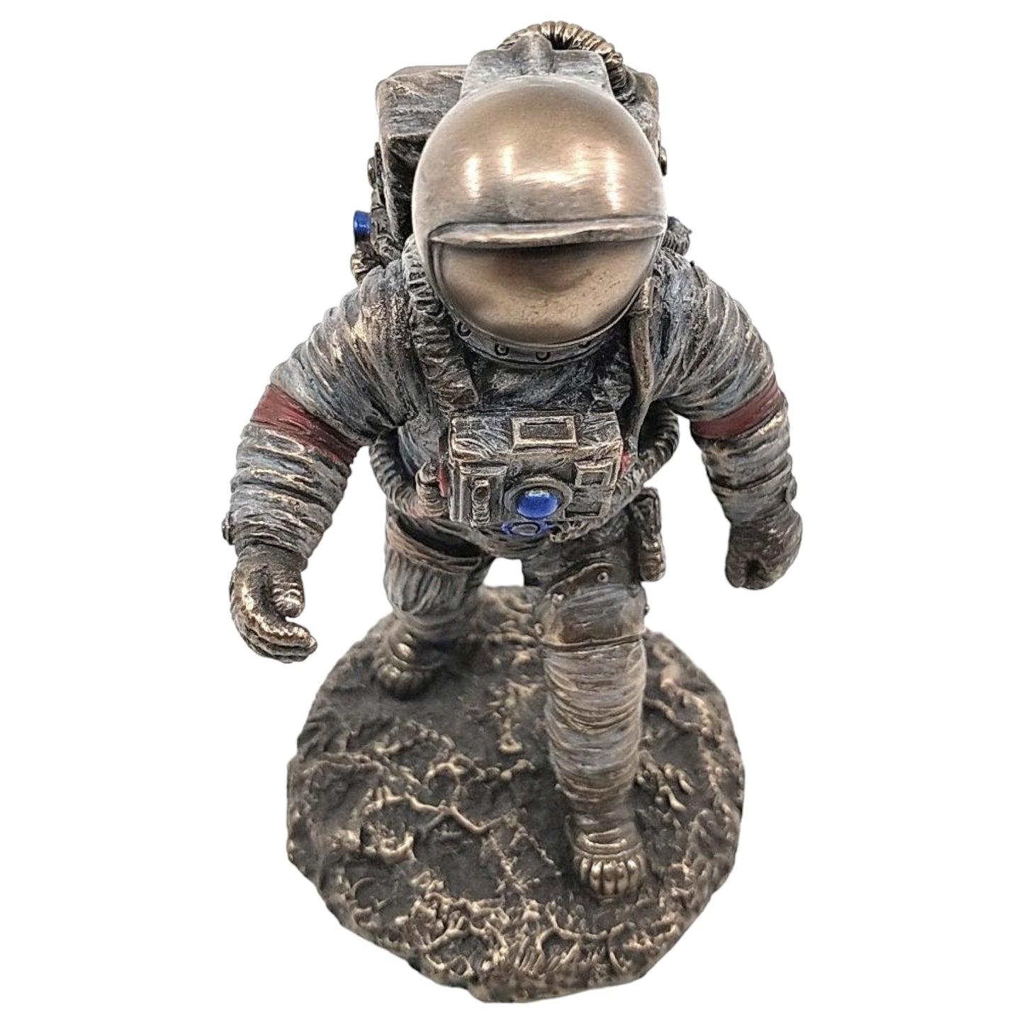 Astronot Dekoratif Biblo Cold Cast Resin El Boyaması 12 cm