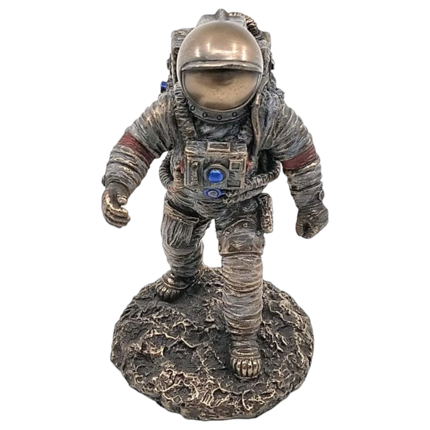 Astronot Dekoratif Biblo Cold Cast Resin El Boyaması 12 cm