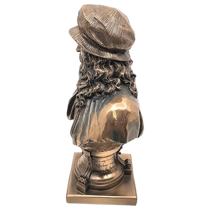 Veronese Design Leonardo da Vinci Büstü Dekoratif Heykel 23 cm