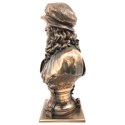 Veronese Design Leonardo da Vinci Büstü Dekoratif Heykel 23 cm