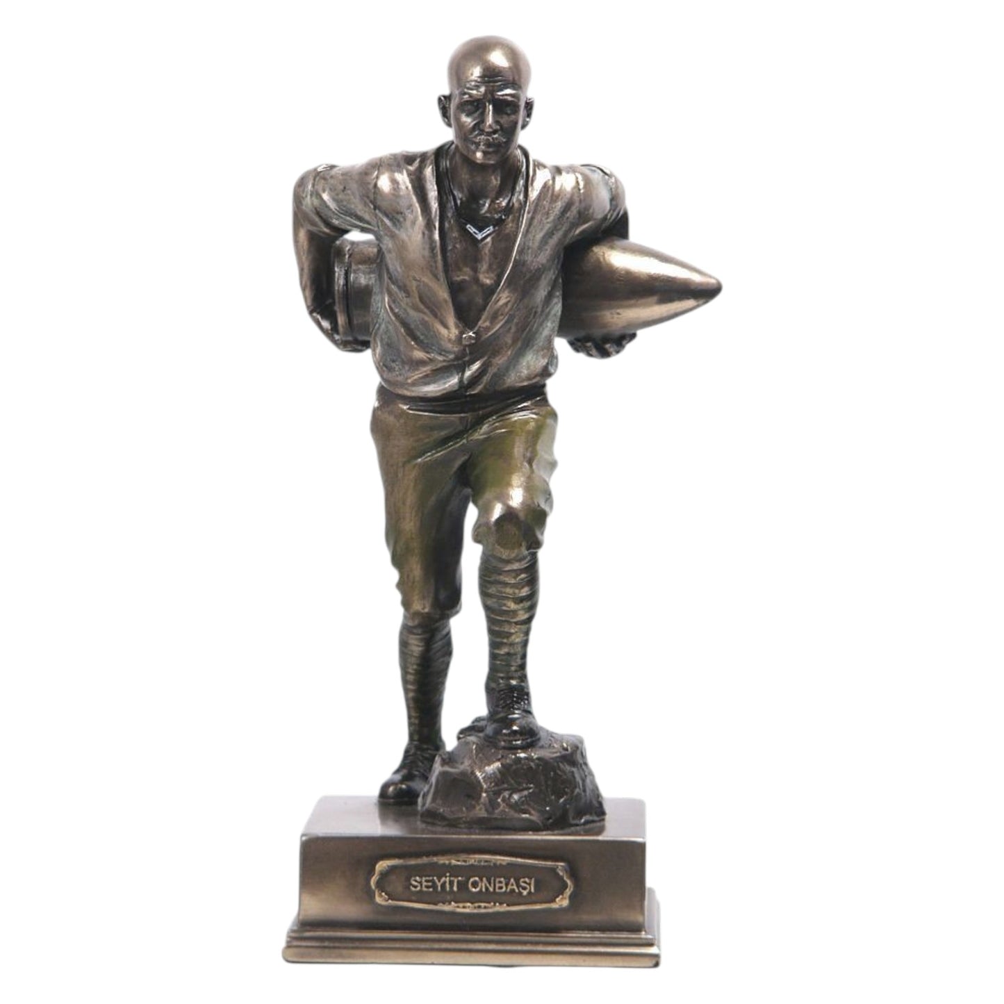 Veronese Seyit Onbaşı Bronz Görünümlü Dekoratif Biblo 18 cm
