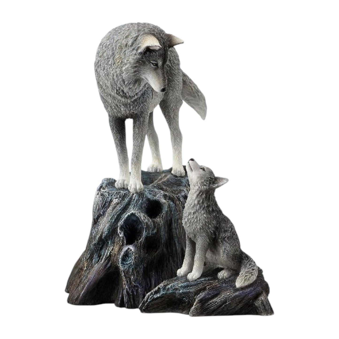Veronese Design Kurt ve Yavrusu Dekoratif Biblo 24,5 cm