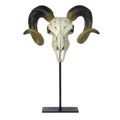Veronese Design Large Horn Decorative Object 47 cm