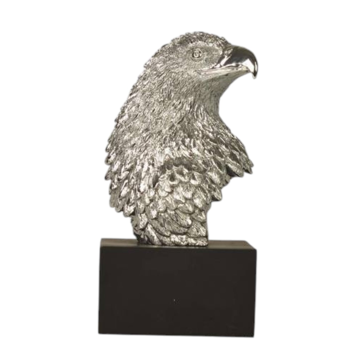 Veronese Design Kartal Başı Gri Dekoratif Biblo 18 cm
