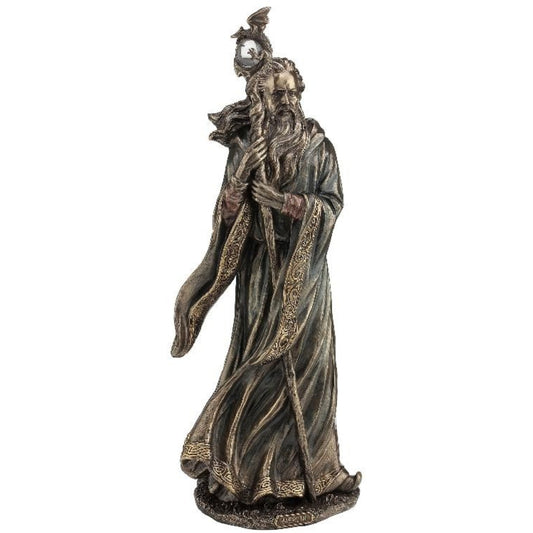 Veronese Design Merlin Büyücü Dekoratif Heykel 47 cm