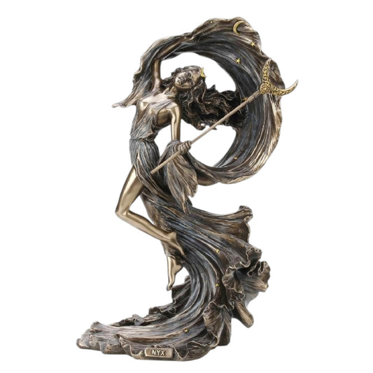 Veronese Design Nyx Tanrıçası Dekoratif Heykel 27,5 cm