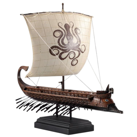 Veronese Design Antik Yunan Yelkenli Gemi Dekoratif Biblo 35 cm