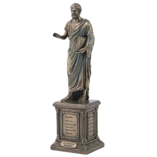 Veronese Design Aristo (Aristoteles) Dekoratif Heykel 37 cm