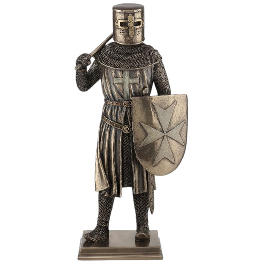 Veronese Design Baltalı Şövalye Dekoratif Heykel 31,5 cm