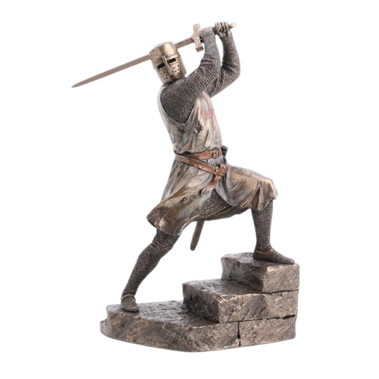Veronese Design Kılıçlı Tapınak Şövalyesi Dekoratif Heykel 30,5 cm