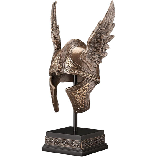 Odin Kaskı Dekoratif Biblo Kanatlı Viking Miğferi 24 cm
