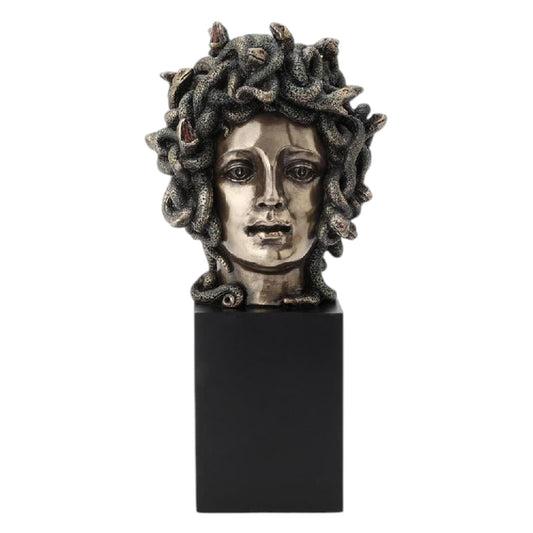 Kaideli Medusa Dekoratif Biblo Yunan Mitolojisi Heykeli 21 cm