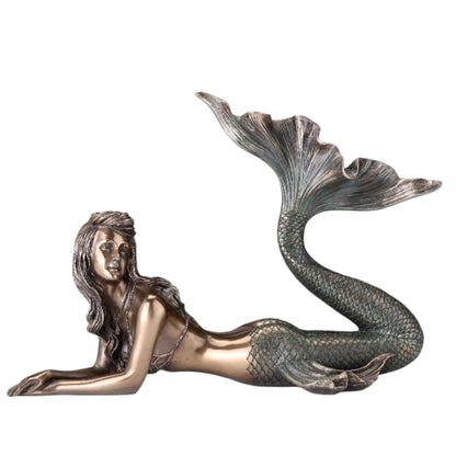 Veronese Design Denizkızı Dekoratif Biblo Mitolojik Heykel 29 cm