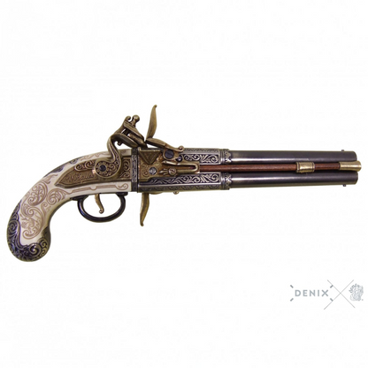 Denix Çift Namlulu Denizci Tabanca Replikası, UK, 1750
