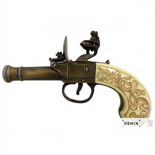 Denix Flintlock Pistol Replica, England 18th C.