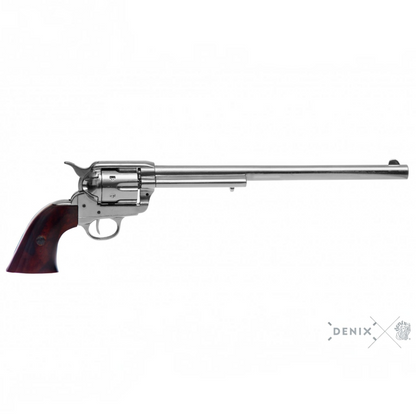 Denix Cal.45 Peacemaker Revolver 12" Pistol Replica, USA 1873