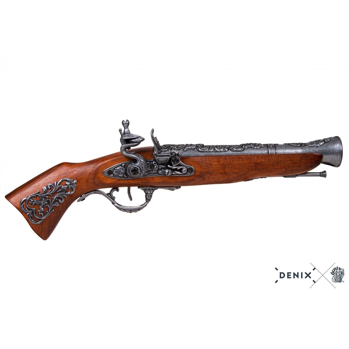Denix Flintlock Blunderbuss Replica Pistol, Austria XVIII C.
