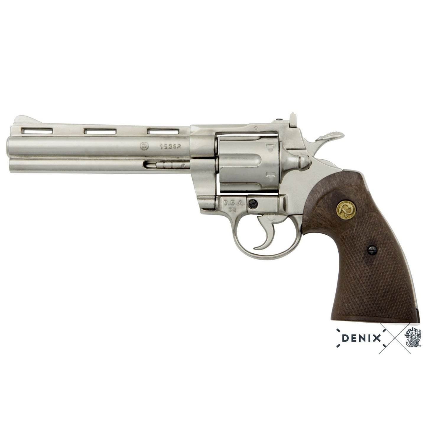 Denix Python Revolver 6" Replica Pistol, USA 1955