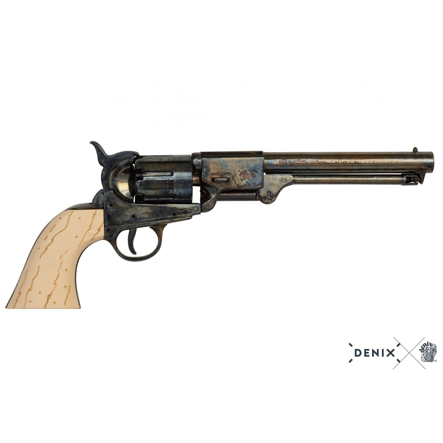 Denix Griswold & Gunnison 1860 Confederate Revolver Replica – American Civil War Decorative Pistol