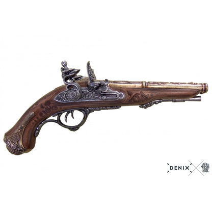 Denix Napoleon Pistol with 2 Barrels Revolver Replica, France 1806