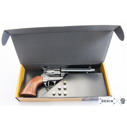 Denix Colt Peacemaker .45 Revolver Replica 5½" + 6 Rounds – 1873 USA